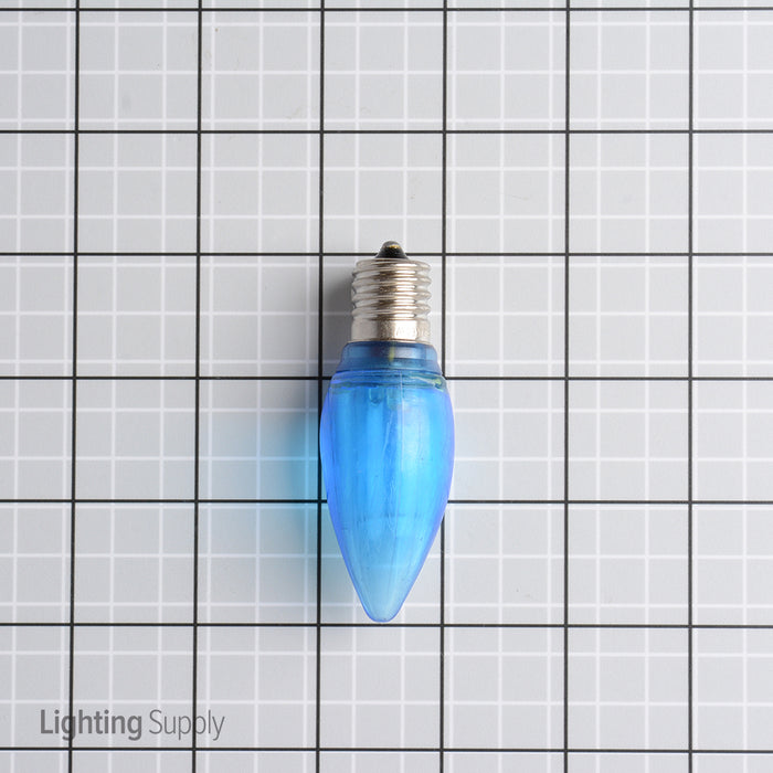 Standard 0.65W C9 LED 120V-130V Intermediate E17 Base Blue Stringer Bulb (C9/INT/BL/120V-130V)