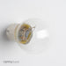 Standard 1.44 Amp 2 Inch S8 Incandescent 12.8V Double Contact Bayonet BA15D Base Clear Miniature Bulb (#1142)