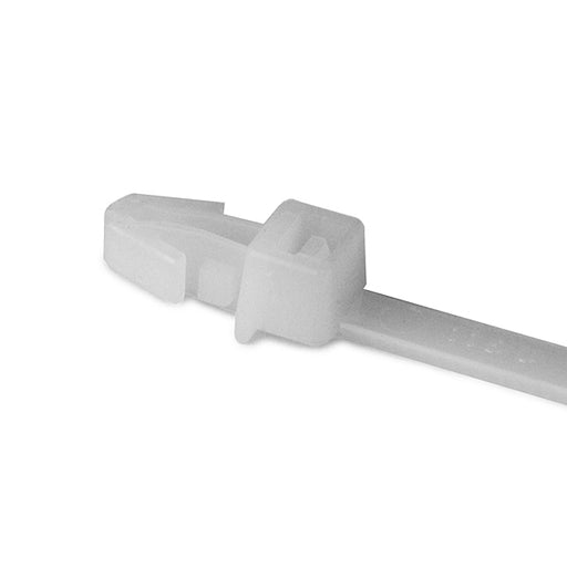 HellermannTyton 1-Piece Cable Tie/Arrowhead Mount 6.3 Inch Long 30 Pounds 0.04 Inch 100 Per Package(T30RSF9C2)