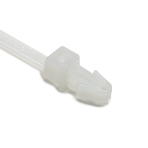 HellermannTyton 1-Piece Cable Tie/Arrowhead Mount 8.3 Inch Long 50 Pounds 0.04 Inch 100 Per Package (T50RSF9C2)