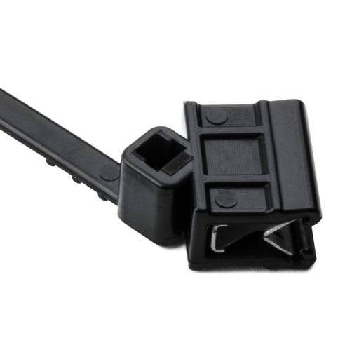 HellermannTyton 1-Piece Cable Tie And Edge Clip 3.5 Inch Long EC5 Panel Thickness .04 Inch 500 Per Bag (133-00059)