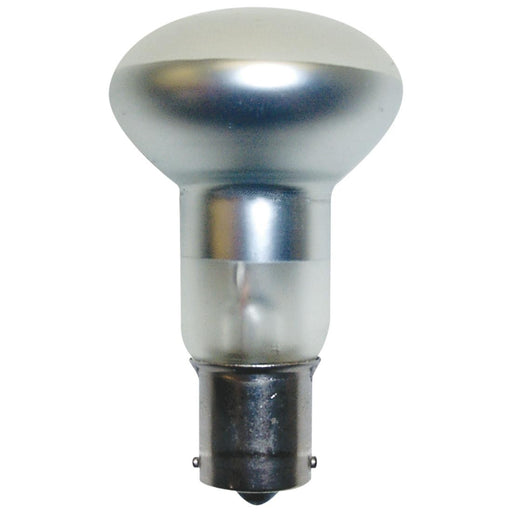 Standard .71 Amp 2.625 Inch R12 Incandescent 28V Single Contact Bayonet (BA15S) Base Miniature Bulb (#1385)