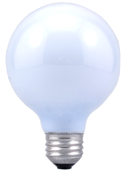 Sylvania 40G25/DAY/1/6 120V Incandescent G25 Decor Bulb Shape Daylight Finish Medium Base 40W 120V (13966)