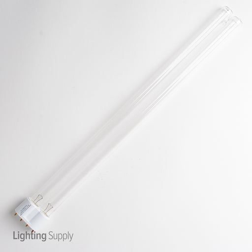 Standard 36W Long Twin Tube Compact Fluorescent 4-Pin 2G11 Plug-In Base UV-C 254nm Germicidal Bulb (PL-L36W/TUV) Warning! See Description For Important Safety Notice