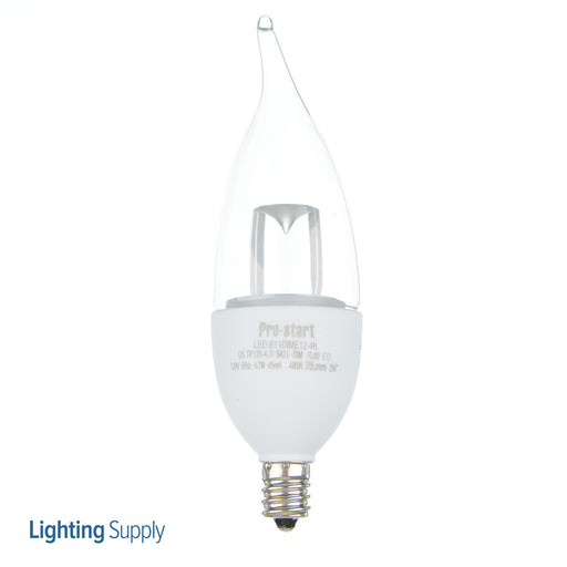 Standard 4.5W B11 LED Decorative Lamp 4000K Clear Chandelier E12 Candelabra Base 315 Lumens