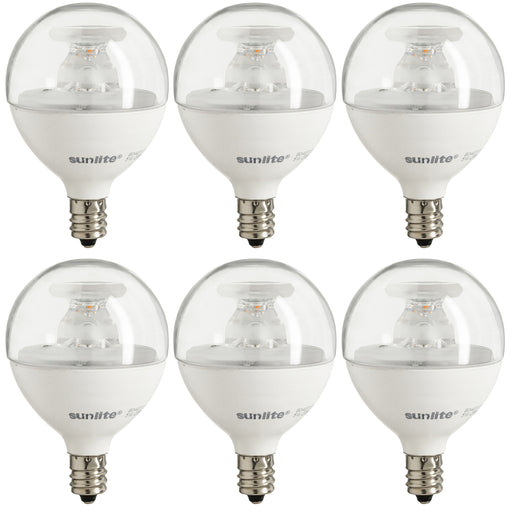 Sunlite LED G16.5 Bulb 5W 350Lm 2700K 120V E12 Base (40294-SU)