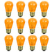 Sunlite Incandescent S14 Bulb 11W E26 Base Transparent Orange (41484-SU)
