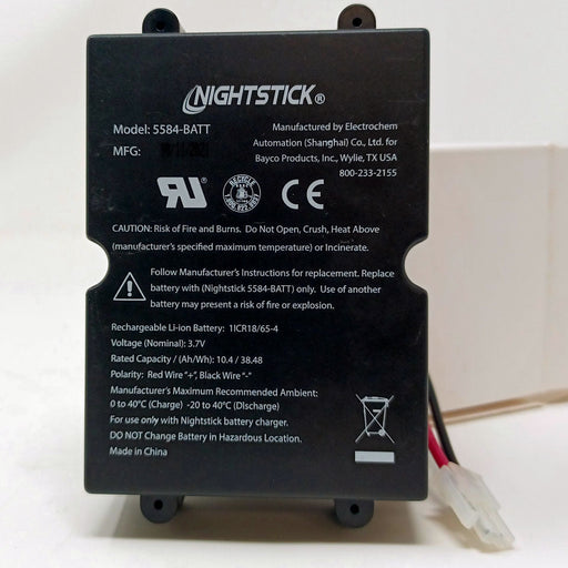 Nightstick Intrinsically Safe 4-Cell Lithium-Ion Rechargeable Battery Pack For XPR-5584GMX (5584-BATT)