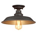 Westinghouse 12 Inch Iron Hill 1 Light Fixture Semi-Flush Oil Rubbed Bronze Finish With Highlights (6370300)