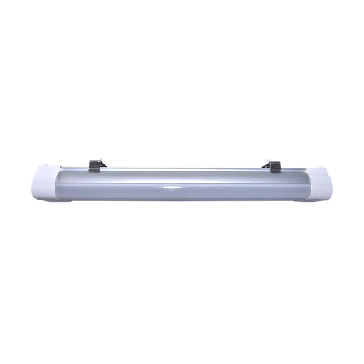 SATCO/NUVO 2 Foot 20W LED Tri-Proof Linear Fixture with Integrated Microwave Sensor CCT Selectable 3000K/4000K/5000K 120-277V 80 CRI 115 Degree Beam (65-832)