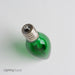 Standard 7W C7 Incandescent 130V Candelabra E12 Base Transparent Green Stringer Bulb (7C7/TG130)