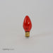 Standard 7W C7 Incandescent 130V Candelabra E12 Base Transparent Red Stringer Bulb (7C7/TR130)