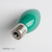 Standard 7W C9 Incandescent 130V Intermediate E17 Base Ceramic Green Stringer Bulb (7C9N/CG130)
