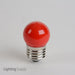 Norman 7.5W S11 Incandescent 130V Medium E27 Base Ceramic Red Sign Bulb (7.5S11/CR130)