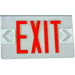 MORRIS Red Edge Lit LED Exit Sign Panel (73320)