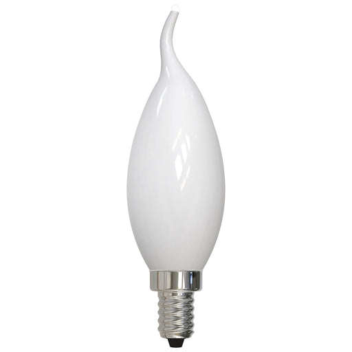 Bulbrite LED5CA10/30K-18K/WMDM/FIL/M 5W LED CA10 3000K-1800K Filament Bulb Milky E12 Base Warm Dimming 120V (776402)