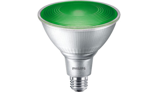 Philips 13.5PAR38/PER/GREEN/G/E26/ND/ULW 3/1PF 568287 13.5W LED Party Spot PAR38 Lamp Green E26 Base Non-Dimmable (929001306763)