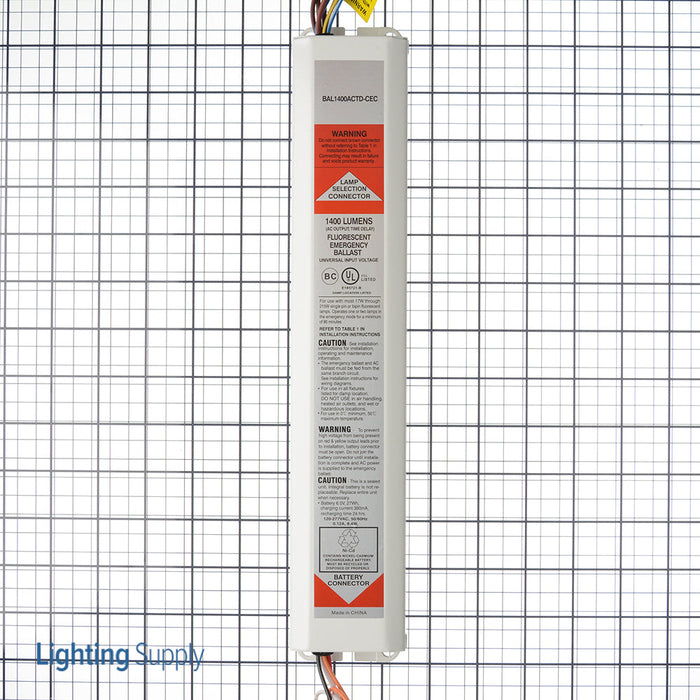 Best Lighting Products AC Emergency Ballast That Will Power Plug And Play LED Tubes 18W Maximum CEC (BAL1400ACTD-CEC)