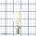 Bulbrite LED2CA10/27K/FIL/E12/3 2.5W LED CA10 2700K Filament E12 Fully Compatible Dimming (776858)