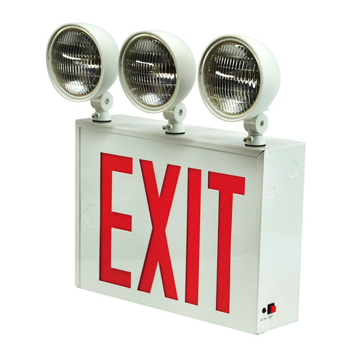 Best Lighting Products New York City Approved Exit And Emergency Combination 2 Heads (PRLEDCNYXTE3RW42)