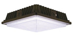 Cree C-Lite 53W LED Square Canopy Light 7000Lm 5000K 120-277V Dark Bronze (C-CP-C-SQ-7L-50K-DB)