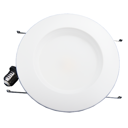 TCP 10W 4 Inch Beveled Snap-In Downlight CCT Selectable 2700K/3000K/3500K 850Lm 90 Degree Beam Angle 80 CRI Dimmable (DR4BLBVCCT1)