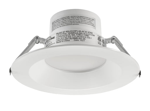 Keystone 10 Inch Circular LED Commercial Downlight Featuring Wattage/CCT Selectable 37.5W/29.5W/21W 2700K/3500K/5000K 120-277V Input 80 CRI 0-10V Dimming (KT-RDLED38PS-10A-8CSG-VDIM)