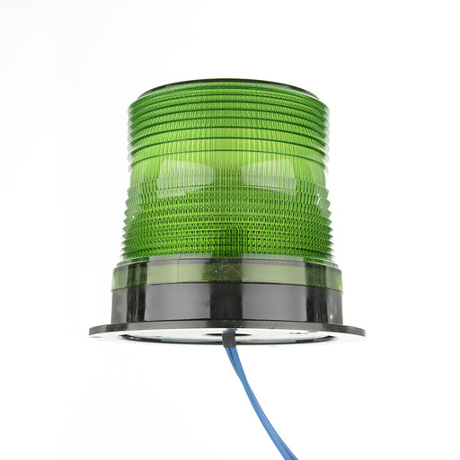 North American Signal Company Single Flash LED Beacon UL Listed Green (LEDFL350-ACG)