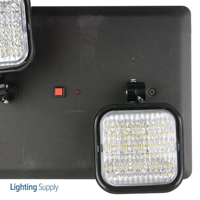 Best Lighting Products LED Recessed Emergency Light For Drywall Or Drop Ceiling Mounting Black (LEDR-7B)