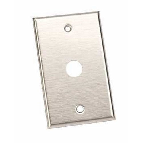 Edwards Signaling Pushbutton Plate For Mounting 620 And 690 Series 5/8 Inch 16Mm Buttons On A 1-Gang Box With Screws (147-1)