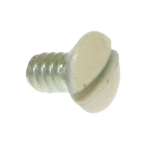 Metallics 6-32 X 1/4 Undercut Oval Head Slotted Decorative Switch Plate Screw With Painted Almond Head-50 Per Pack (SPD382)