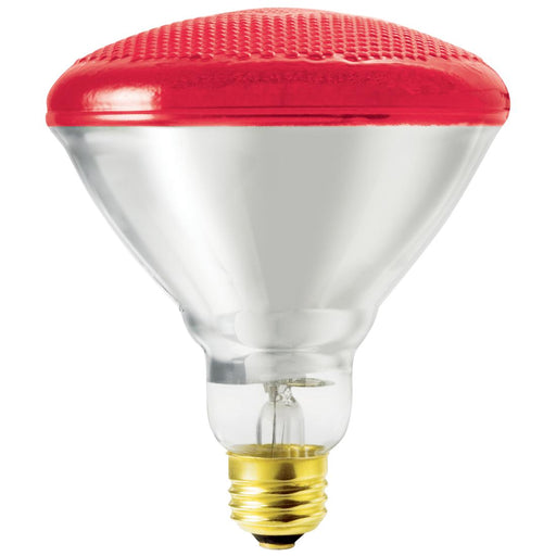 SLI 100W BR38 Incandescent 130V Medium (E26) Base Red Bulb (100BR38R)