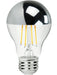 Aamsco Hybrid LED A19 Lamp 4W 35Lm Medium Screw Silver Bowl (LED-4WSB-A19HYBRID-DIM)