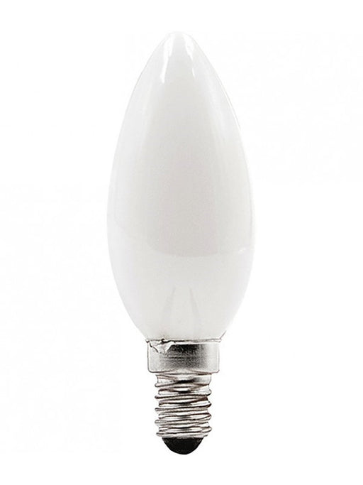 Aamsco Hybrid LED B10 Lamp 2W 18Lm Candelabra Screw White (LED-2WH-B10HYBRID-DIM)