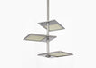 Aamsco 3-Tier Square OLED Panel Pendant Sold With Ceiling Canopy And Suspension Rod (STEPPS)
