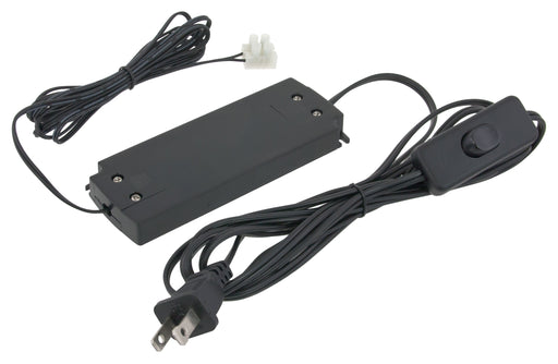 American Lighting 12V Plug-In Driver Switch 6 Foot Lead With Terminal Black 1-12W cULus (PS-12-12VPI-T)