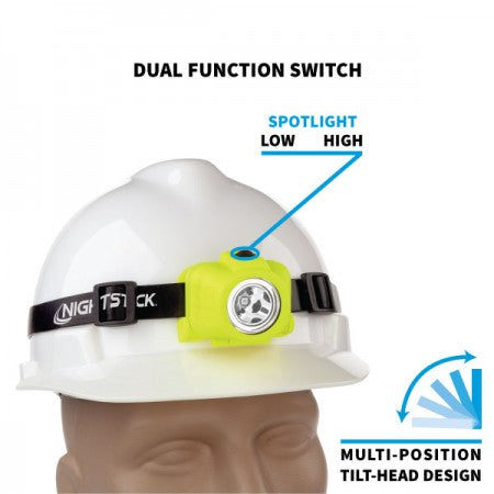 Nightstick Intrinsically Safe Dual-Function Headlamp-Green (XPP-5450G)