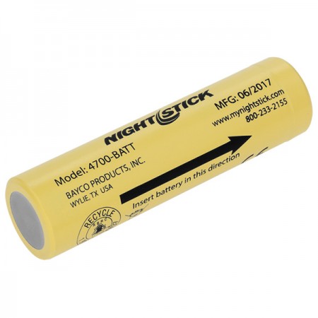 Nightstick Non-IS Removable 18650 Lithium-Ion Rechargeable Battery For USB-4708B (4700-BATT)