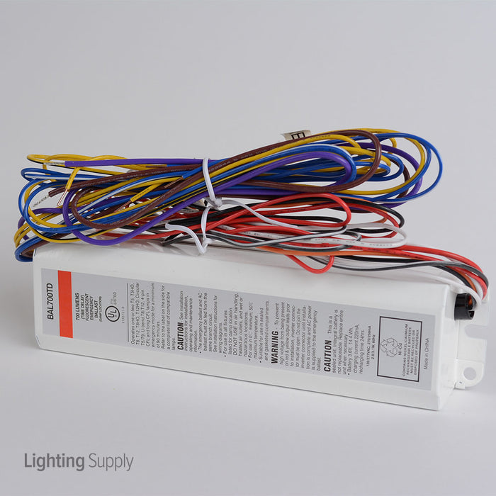 Best Lighting Electronic Fluorescent Emergency Ballast For (1) 2 Foot -8 Foot T12/HO Or VHO 2 Foot -8 Foot T8/HO 20W 40W Circline 13W 55W Compact Fluorescent Lamp Run At 120/277V (BAL700TD)