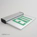 Best Lighting Products LED Double Faced Mirror Edge Lit Exit Sign With Green Letters Battery Backup (ELXTEU2GMAEM)