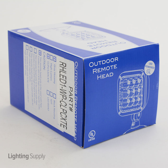 Best Lighting Products LED Remote Single Head Emergency Light Outdoor Rated For Use With LEDCXTEU Emergency Lights 9.6V 1W (RHLED1-WP-MV)