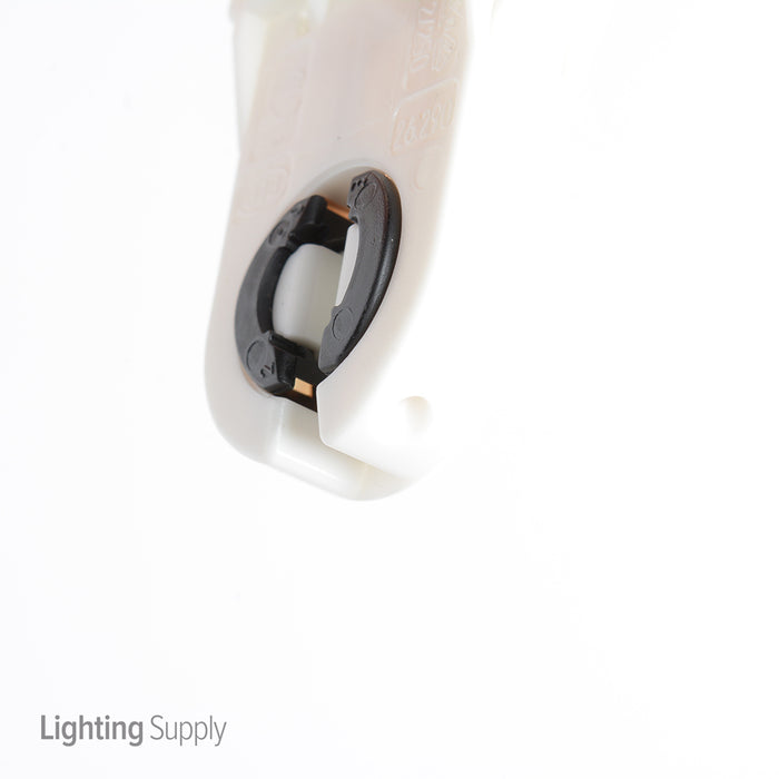BJB Fluorescent Medium Bi-Pin Unshunted 23mm G13 Push-Through Rotary Socket (26.290.4011.50)