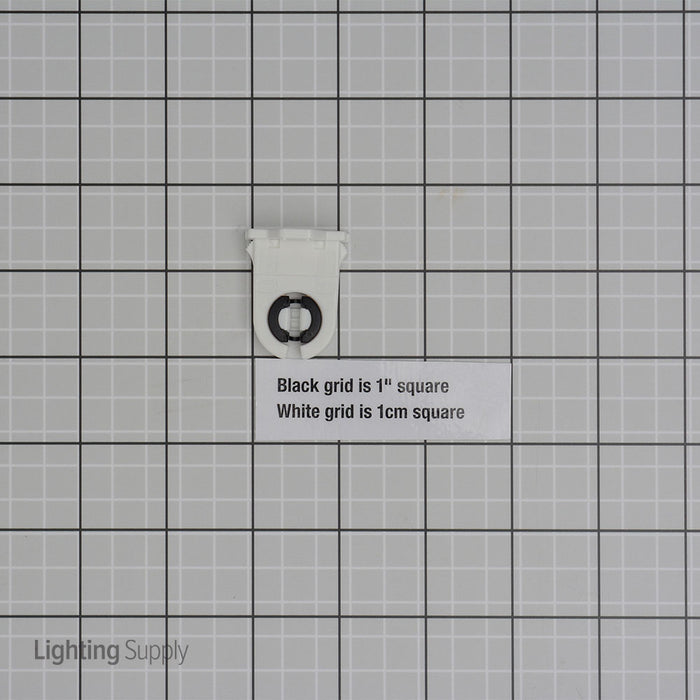 BJB Fluorescent Non-Shunted Socket Snap-In For Medium Bi-Pin T8 Lamps (26.292.1112.50)