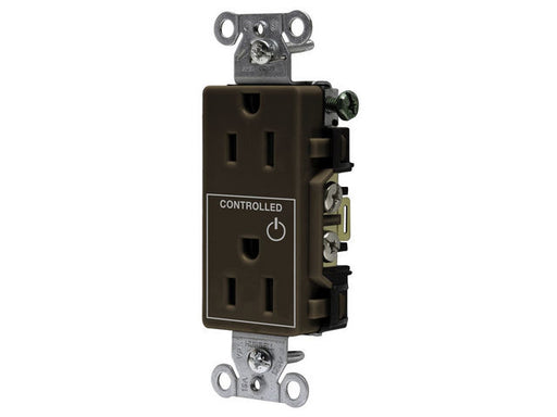 Bryant 1/2 Controlled 15A 125V Back And Side Wired Decorator Brown (DRS15C1)
