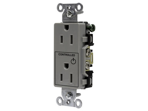 Bryant 1/2 Controlled 15A 125V Back And Side Wired Decorator Gray (DRS15C1GRY)