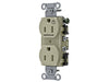 Bryant 1/2 Controlled 15A 125V Commercial Duplex Ivory (CBRS15C1I)