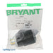 Bryant Male Nylon 20A 125V 2-Pole 3-Wire Grounding L5-20P Screw Terminal Black And White Locking Plug (70520NP)