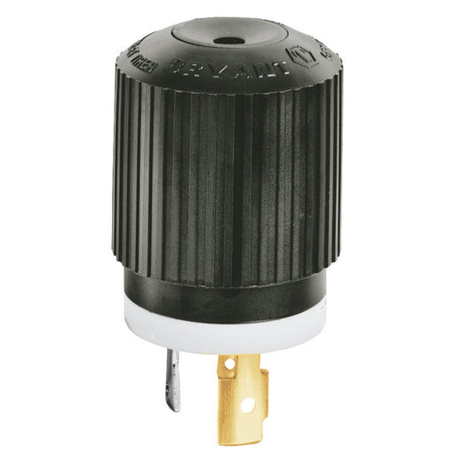 Bryant Locking Plug 30A 125/250V L10-30P Black And White (71030NP)