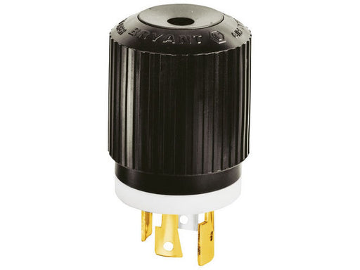 Bryant Locking Plug 30A 347/600V L20-30P Black And White (72030NP)