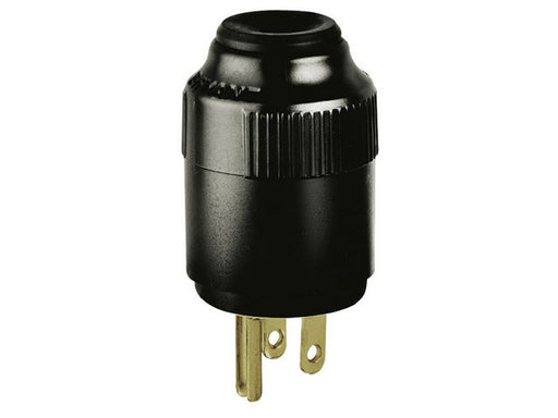Bryant Plug 15A 125V 5-15P Black (5266B)